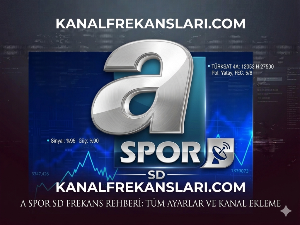 a spor sd frekans 2026 güncel türksat 4a uydu ayarları ve kanal logosu
